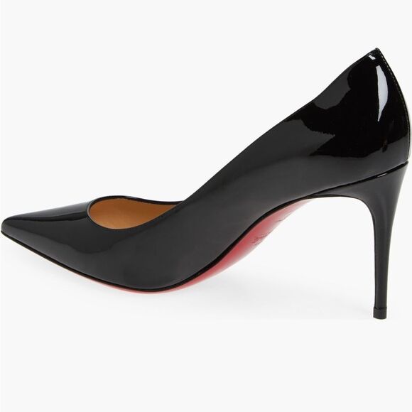 Christian Louboutin Dust Bag So Kate Black Patent Leather Pointed Toe 11 $895 - Picture 15 of 16